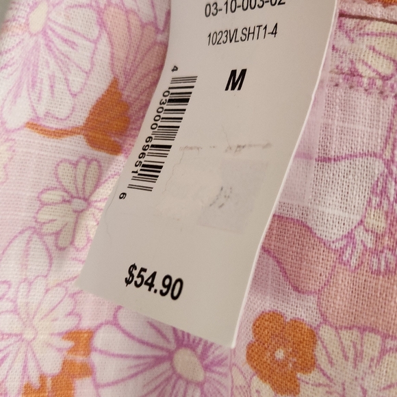 Ricki's linen blend floral Shorts sz M NWT - Picture 4 of 6